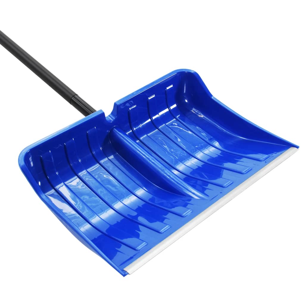 vidaXL Lopata za snijeg plava 147 cm metalna