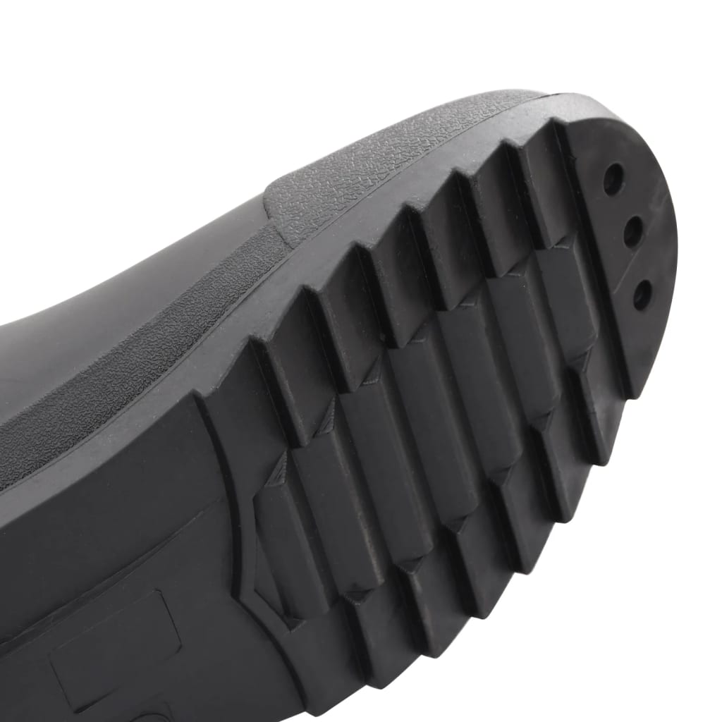 vidaXL Čizme za kišu crne veličina 45 PVC