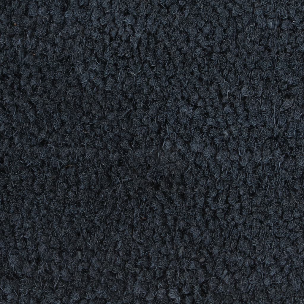 vidaXL Otirači tamnosivi 80x100 cm čupavi od kokosovih vlakana