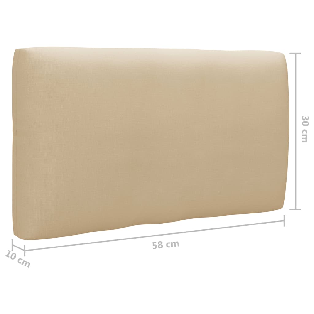 vidaXL 6-dijelna garnitura od paleta s jastucima impregnirana borovina