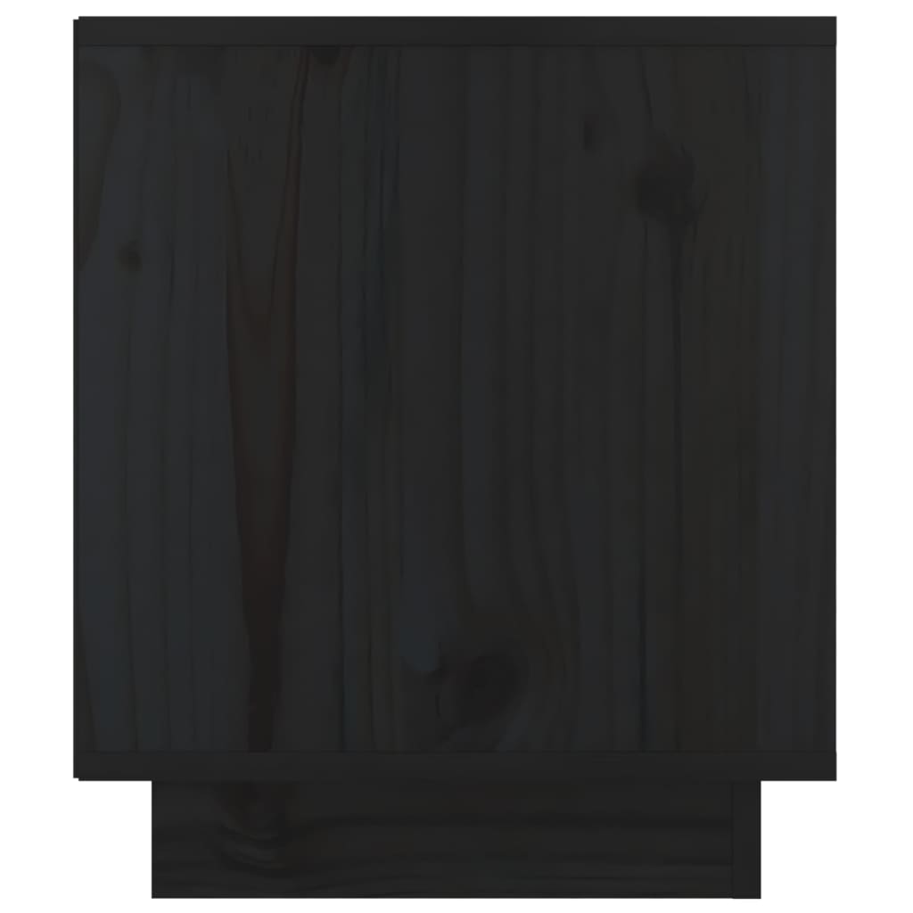 vidaXL Noćni ormarići 2 kom crni 40 x 34 x 40 cm od masivne borovine