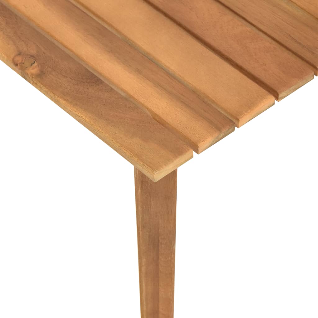 vidaXL Vrtni stolić za kavu 60 x 60 x 36 cm masivno bagremovo drvo