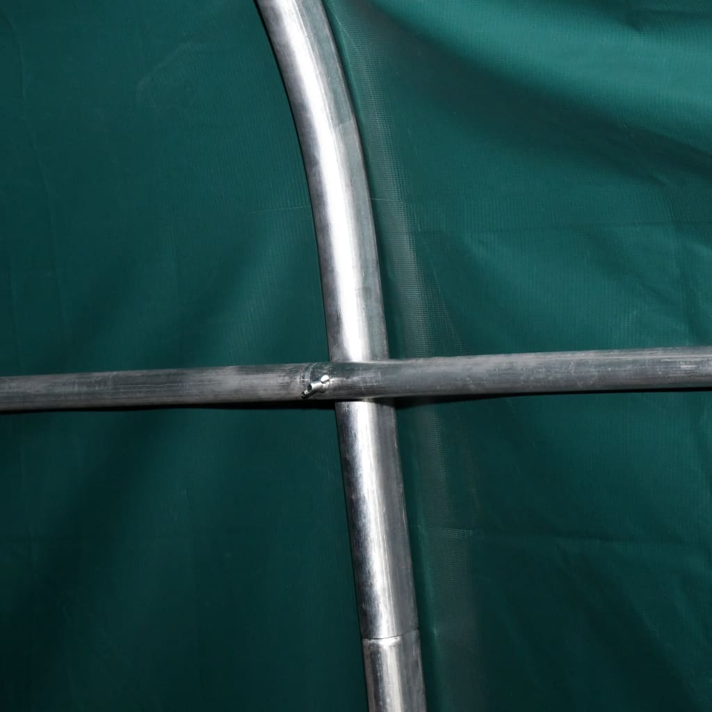 vidaXL Uklonjivi šator za stoku PVC 550 g/m² 3,3 x 8 m tamnozeleni