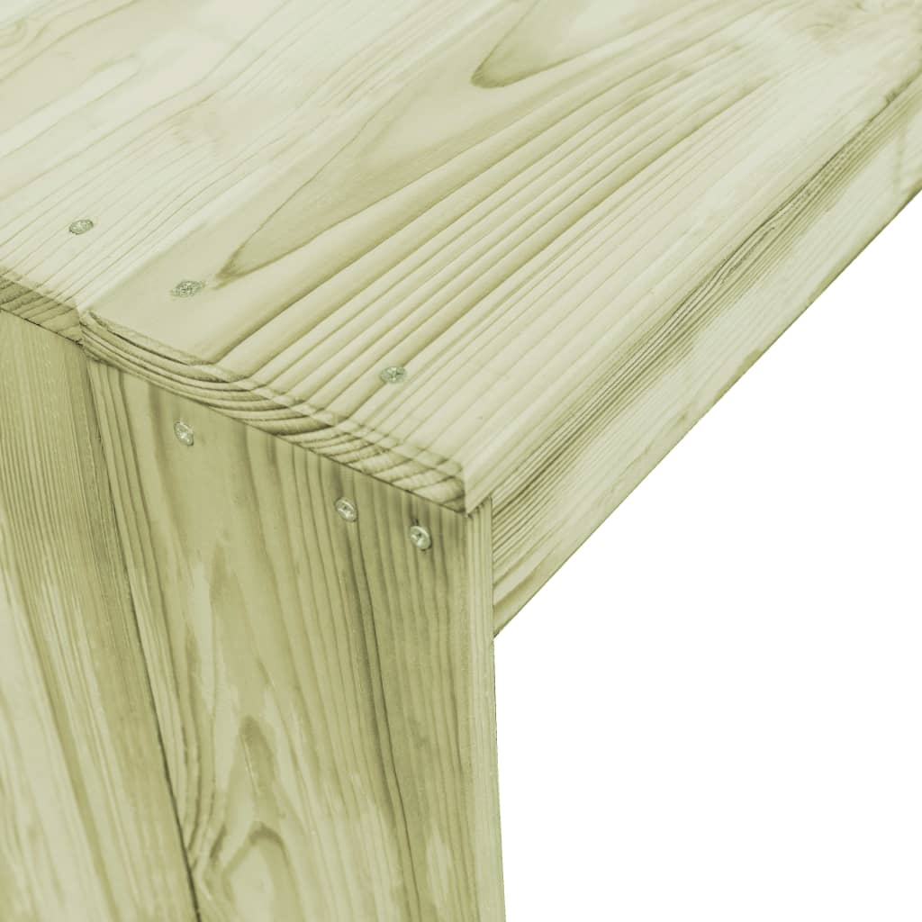 vidaXL Barski stol od impregnirane borovine 170 x 60 x 110 cm