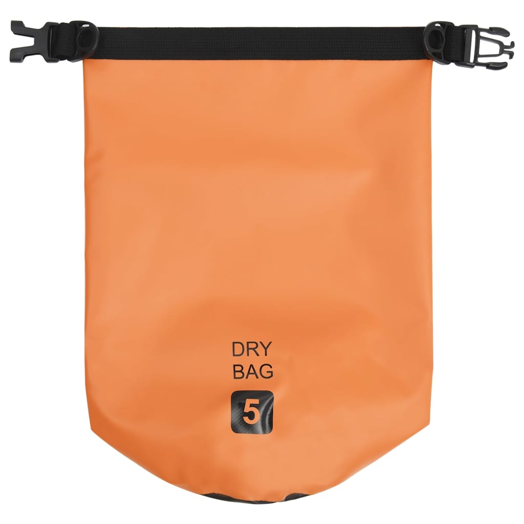 vidaXL Suha torba narančasta 5 L PVC