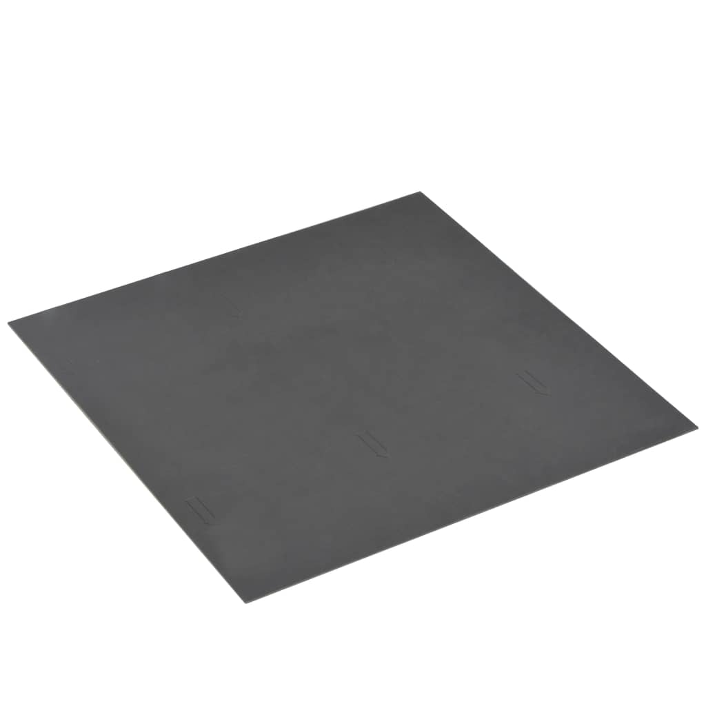 vidaXL Samoljepljive podne obloge PVC 5,11 m² crne s uzorkom
