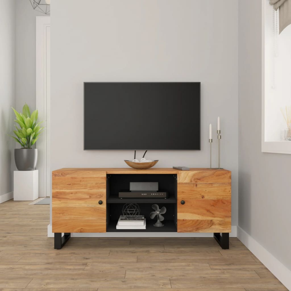 vidaXL TV ormarić 105 x 33 x 46 cm od masivnog bagremovog drva