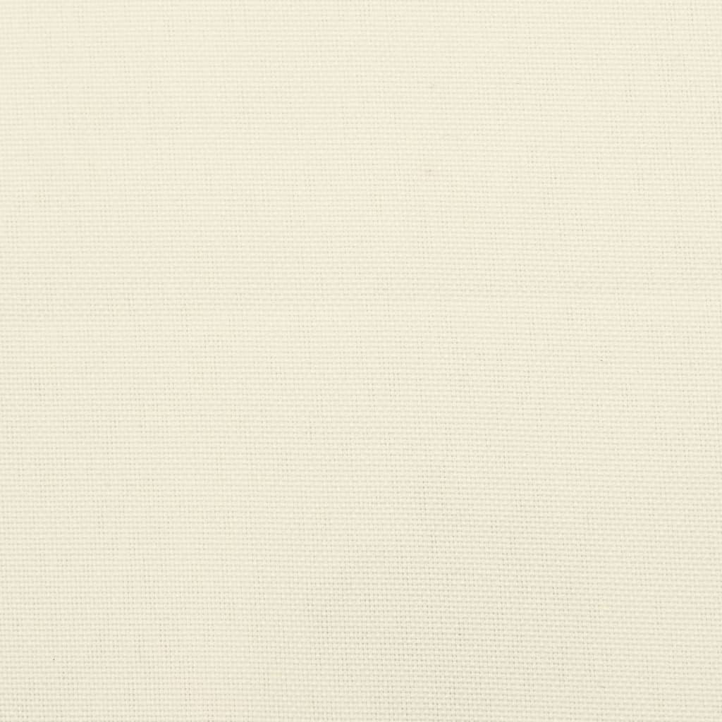 vidaXL Jastuk za vrtnu klupu krem bijeli 100x50x7 cm od tkanine Oxford