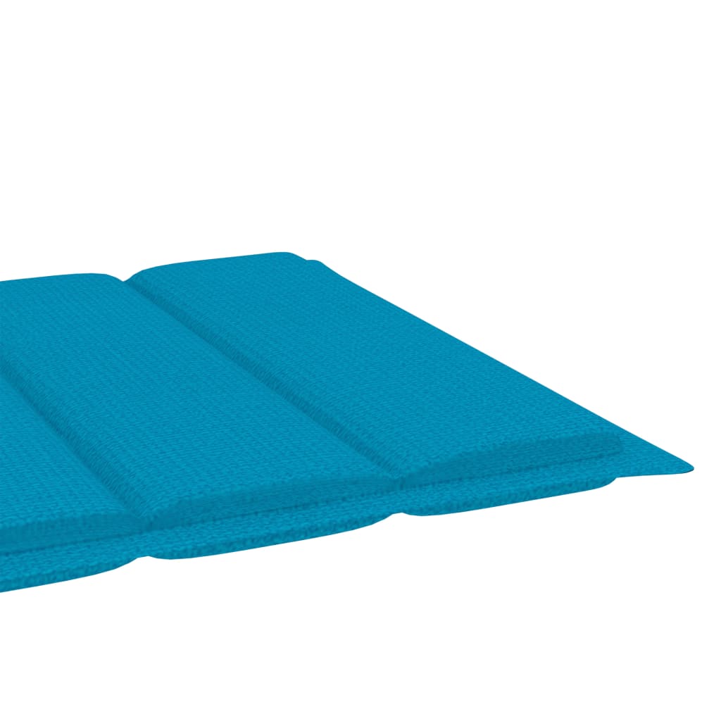 vidaXL Ležaljka za sunčanje sa stolićem i jastukom od masivne tikovine