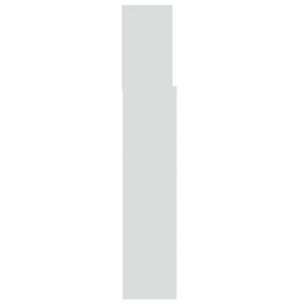 vidaXL Uzglavlje s ormarićem bijelo 100 x 19 x 103,5 cm