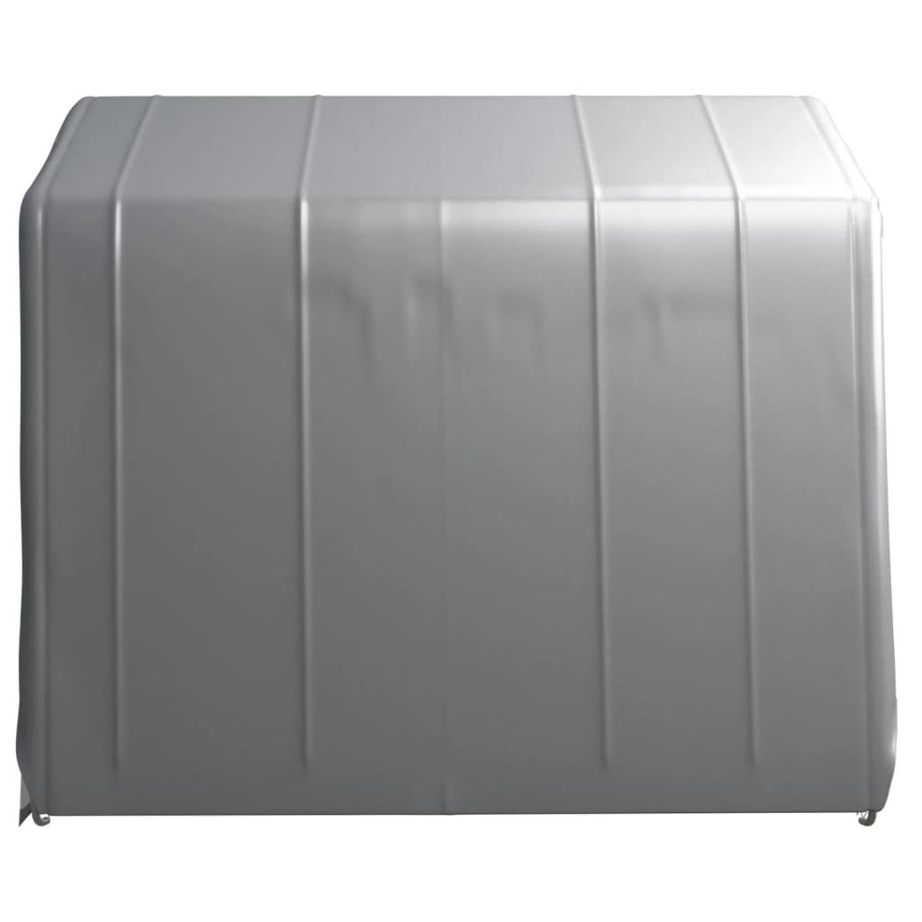 vidaXL Skladišni šator 240 x 240 cm čelični sivi