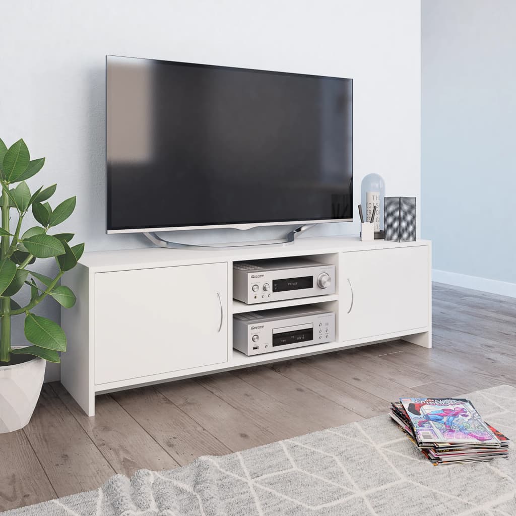 vidaXL TV ormarić od iverice bijeli 120 x 30 x 37,5 cm