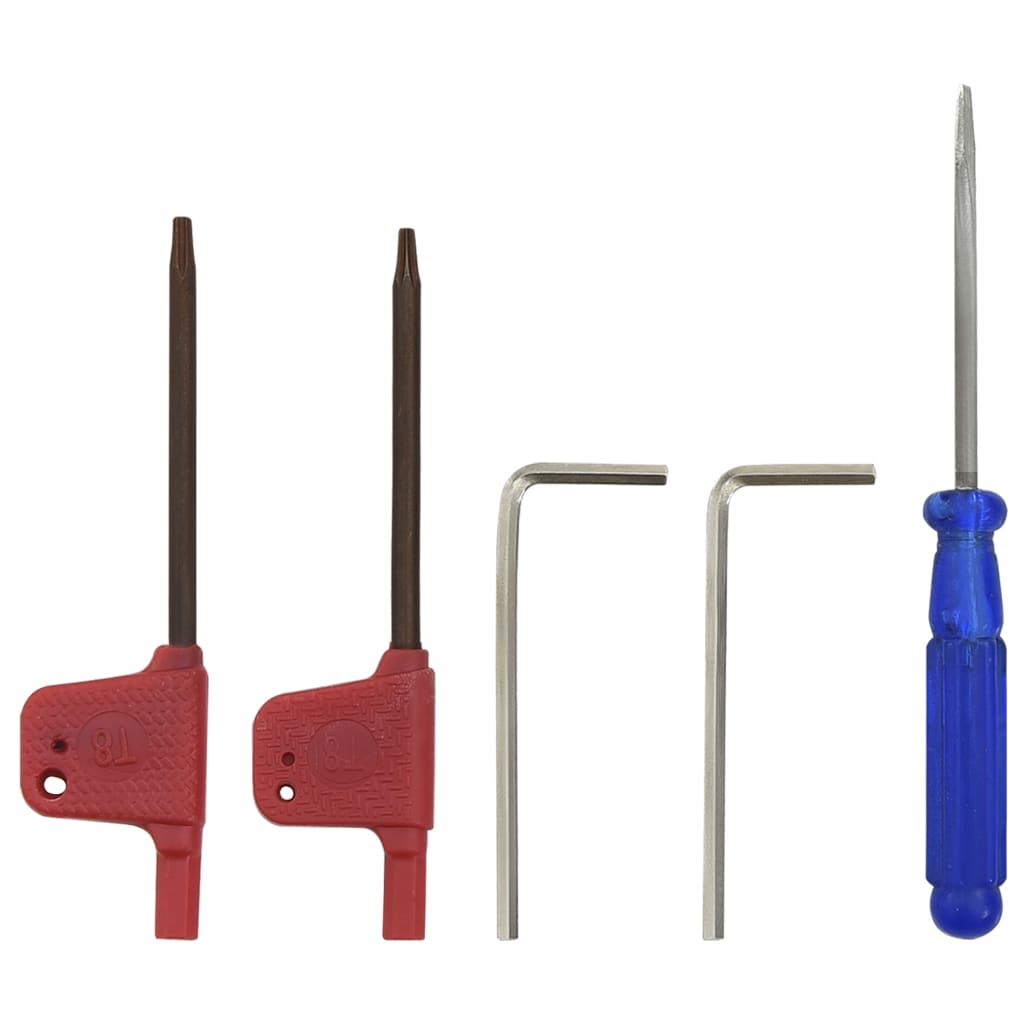 vidaXL 12-dijelni set izmjenjivih alata za tokarenje 8 x 8 mm 70 mm