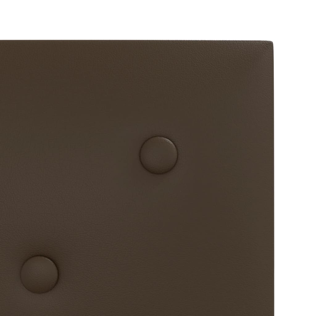 vidaXL Zidne ploče od umjetne kože 12 kom smeđe 30 x 30 cm 1,08 m²