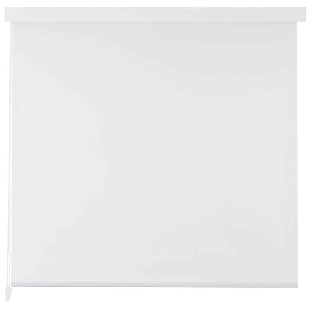 vidaXL Roleta za tuš 80 x 240 cm bijela
