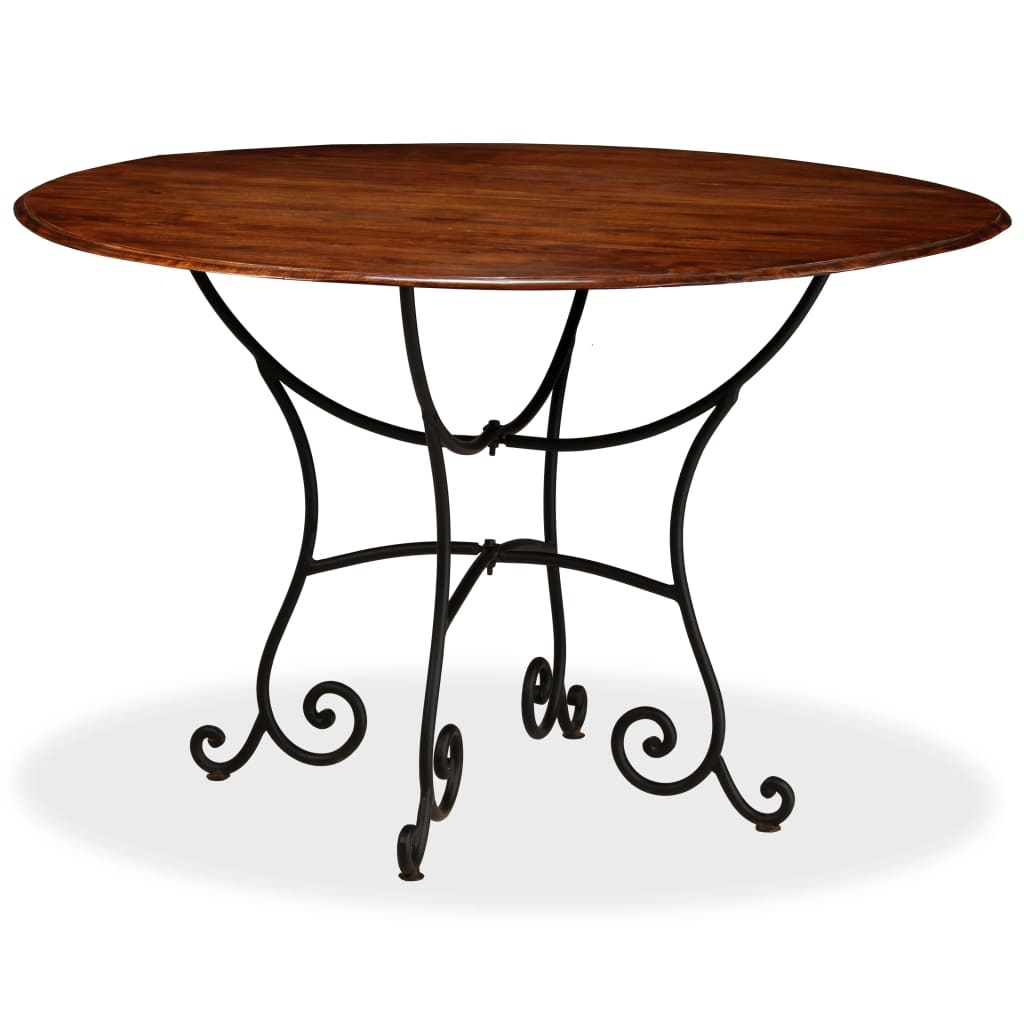 vidaXL Blagovaonski stol 120x76 cm bagremovo drvo s premazom boje meda