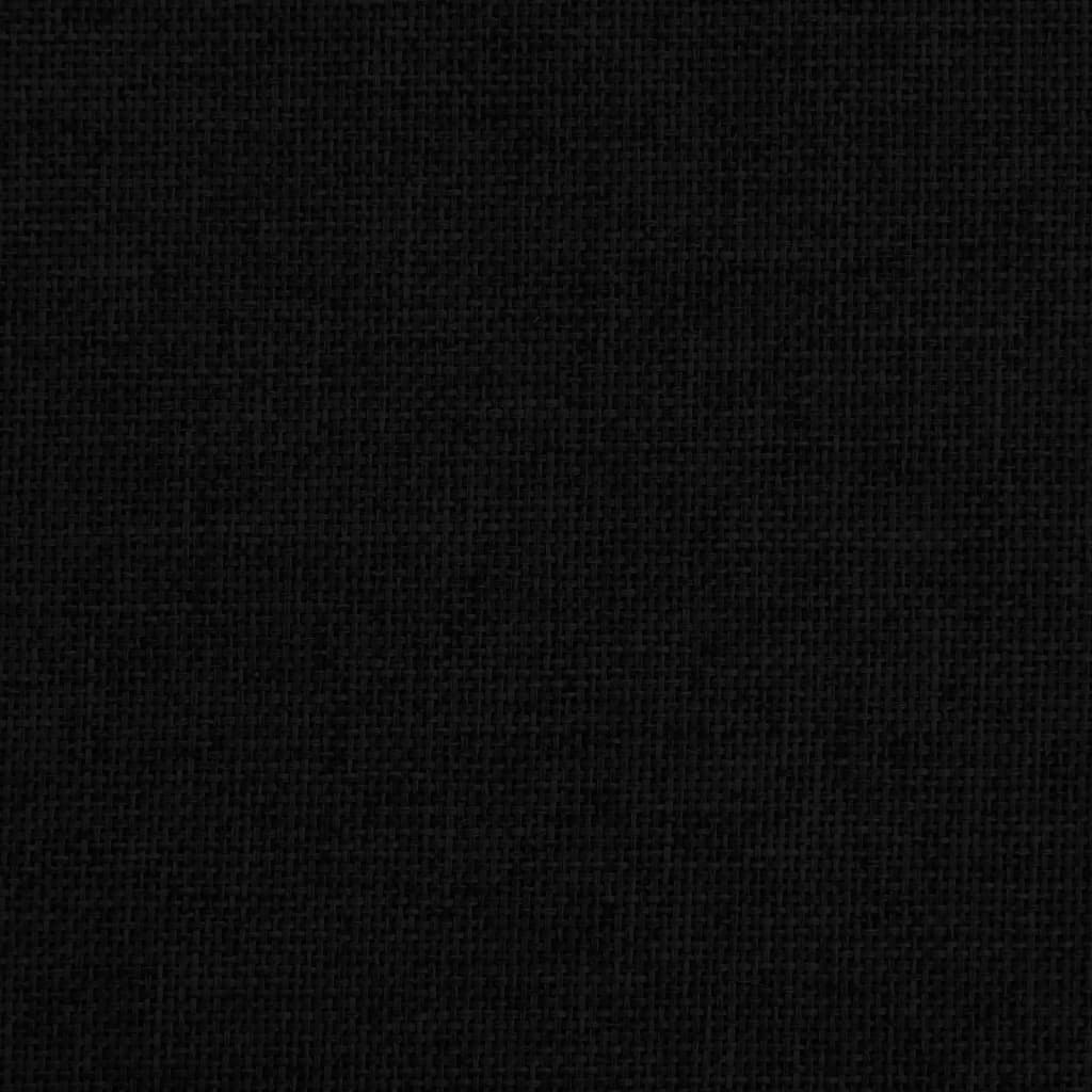 vidaXL Krevet za pse crni 70x52x30 cm od tkanine