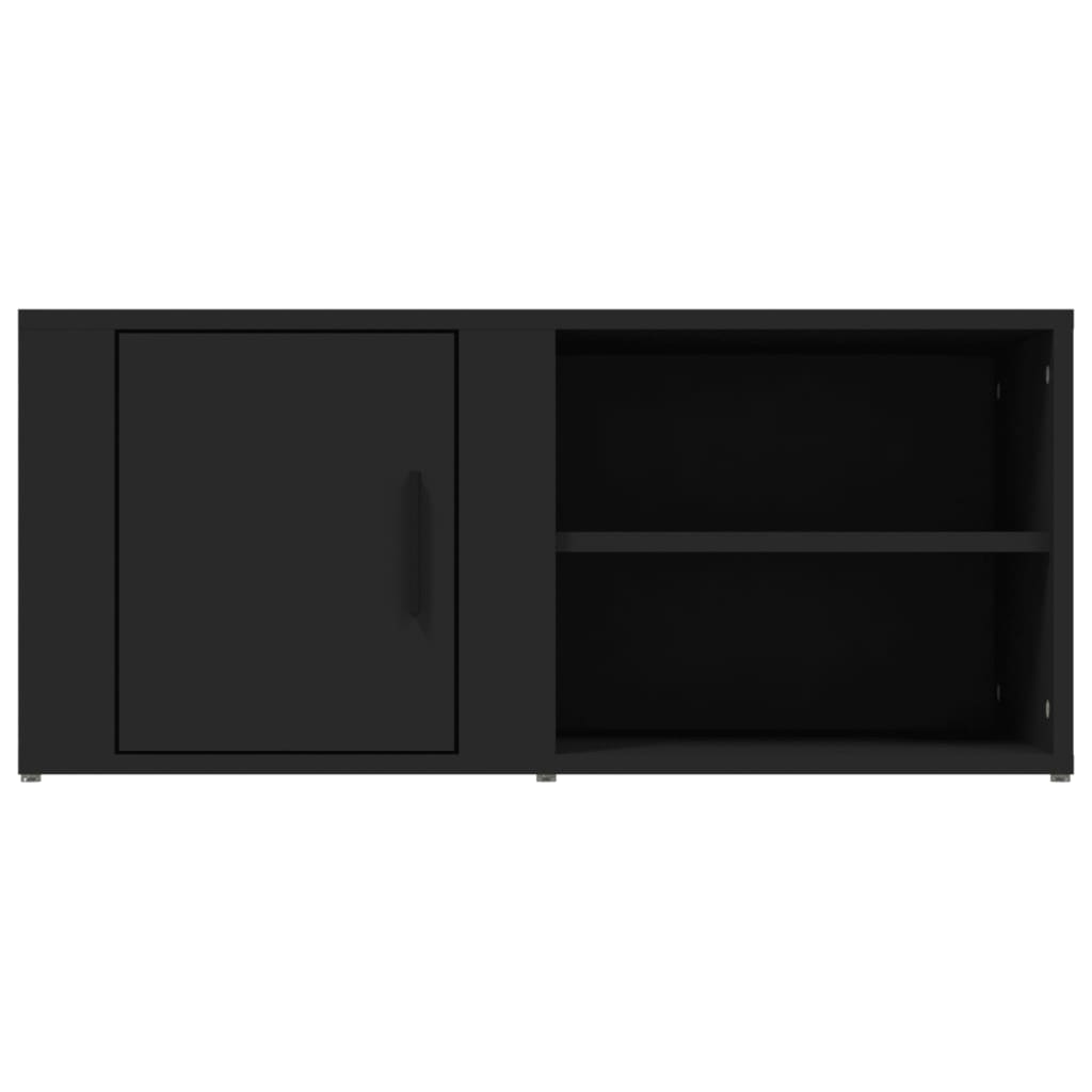 vidaXL TV ormarić crni 80 x 31,5 x 36 cm od konstruiranog drva