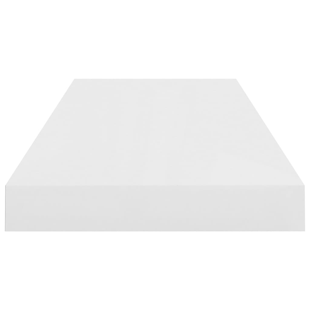 vidaXL Plutajuće zidne police 4 kom sjajne bijele 60x23,5x3,8 cm MDF