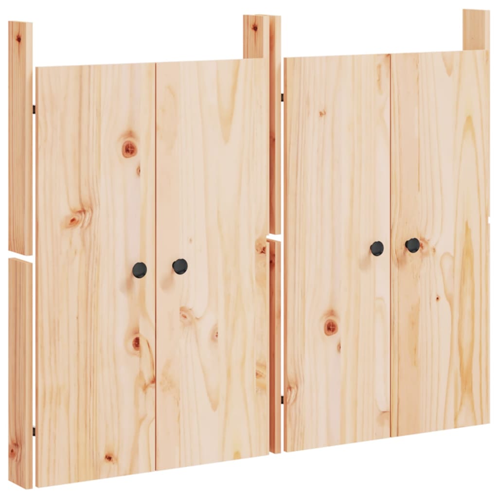 vidaXL Vanjska kuhinjska vrata 2 kom 50 x 9 x 82 cm masivna borovina