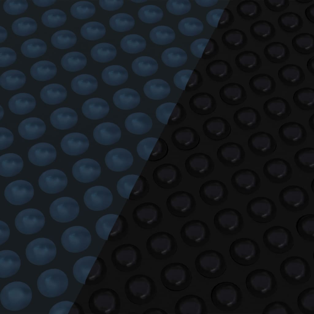 vidaXL Plutajući PE solarni pokrov za bazen 1200 x 600 cm crno-plavi