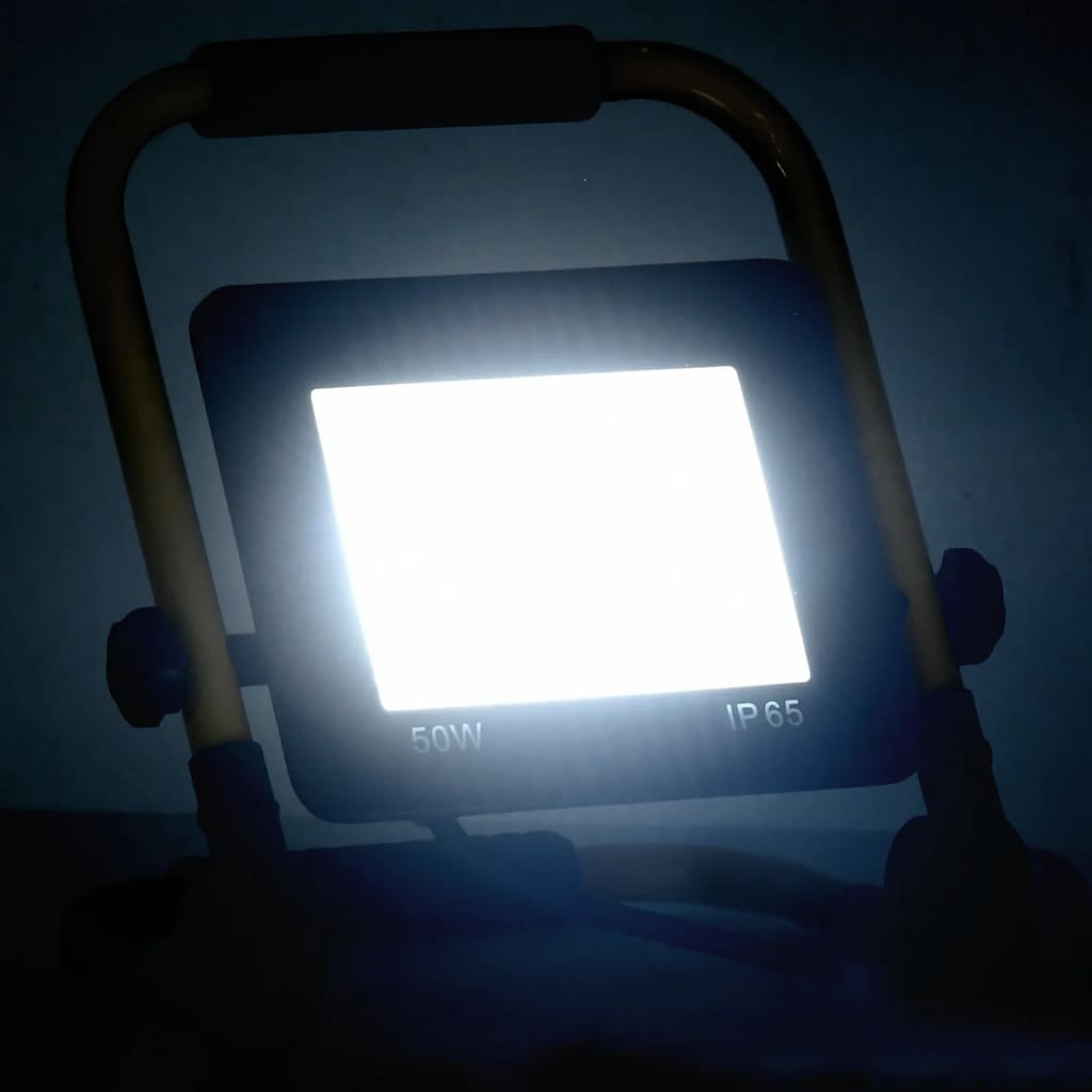 vidaXL LED reflektor s ručkom 50 W hladni bijeli