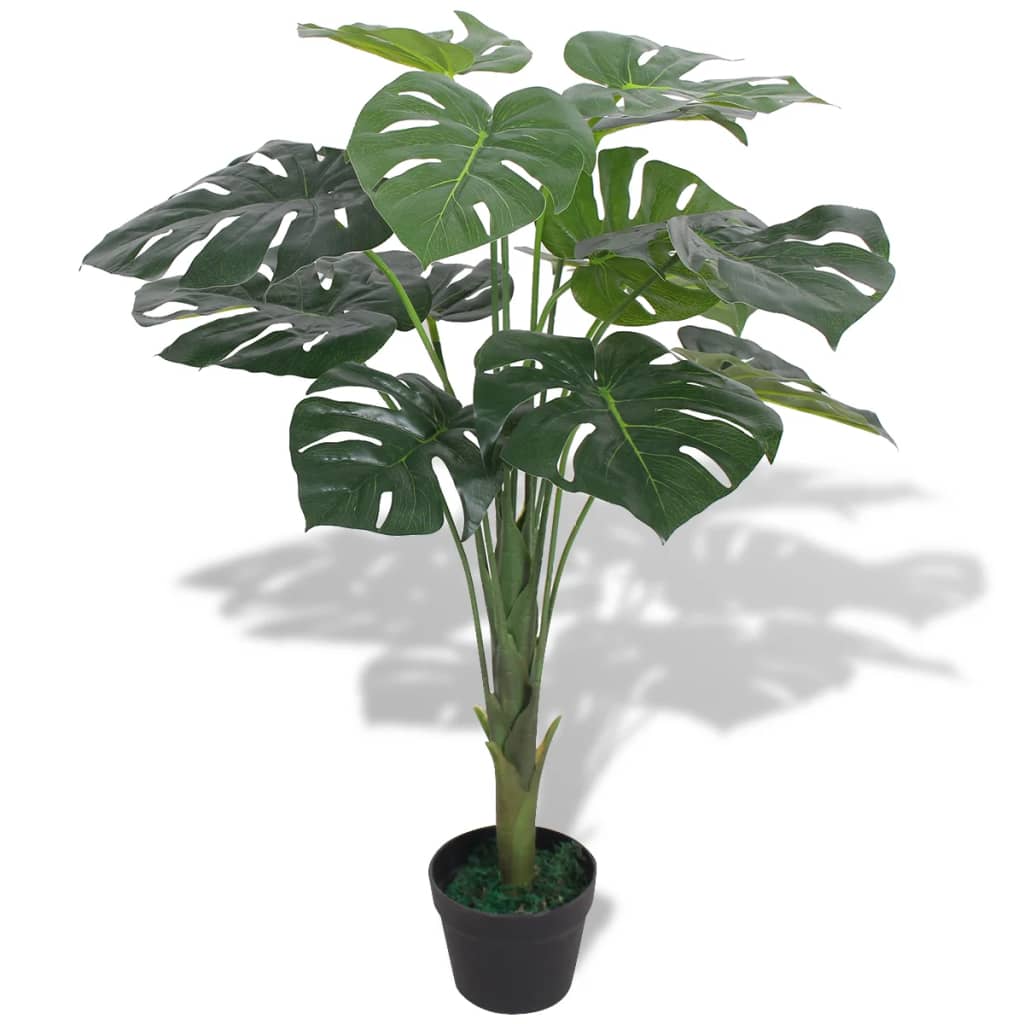 vidaXL Umjetna biljka Monstera s posudom 70 cm Zelena