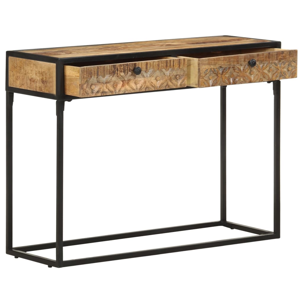 vidaXL Konzolni stol 100 x 35 x 75 cm od masivnog drva manga