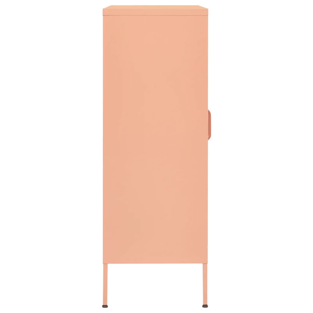 vidaXL Ormarić za pohranu ružičasti 80 x 35 x 101,5 cm čelični