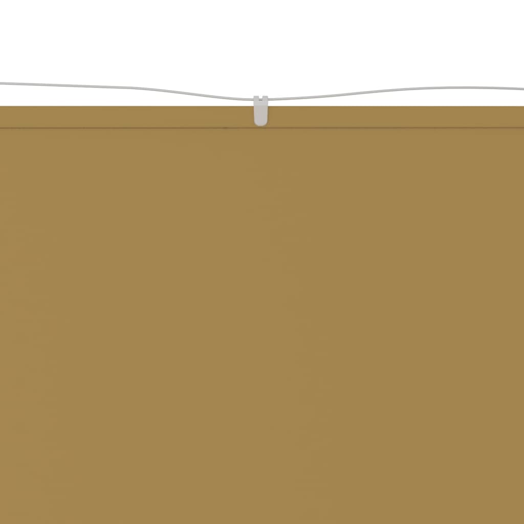 vidaXL Okomita tenda bež 200 x 420 cm od tkanine Oxford