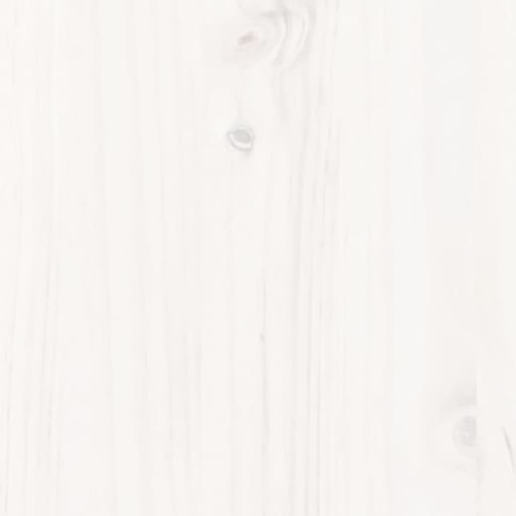 vidaXL Dnevni ležaj bijeli 75x190 cm od masivne borovine