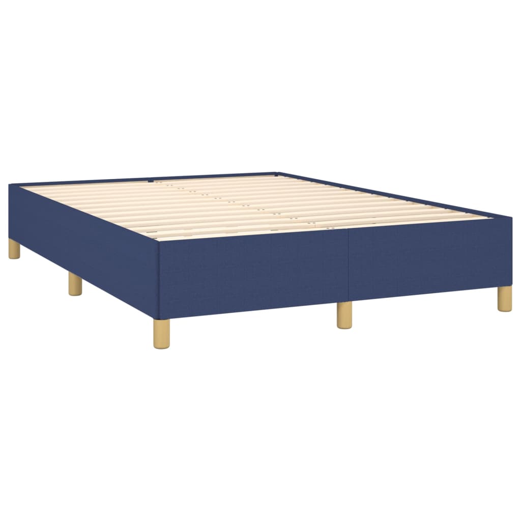 vidaXL Okvir za krevet plavi 140 x 190 cm od tkanine