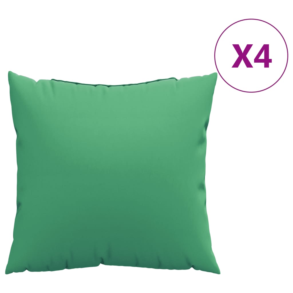 vidaXL Ukrasni jastuci 4 kom zeleni 50 x 50 cm od tkanine