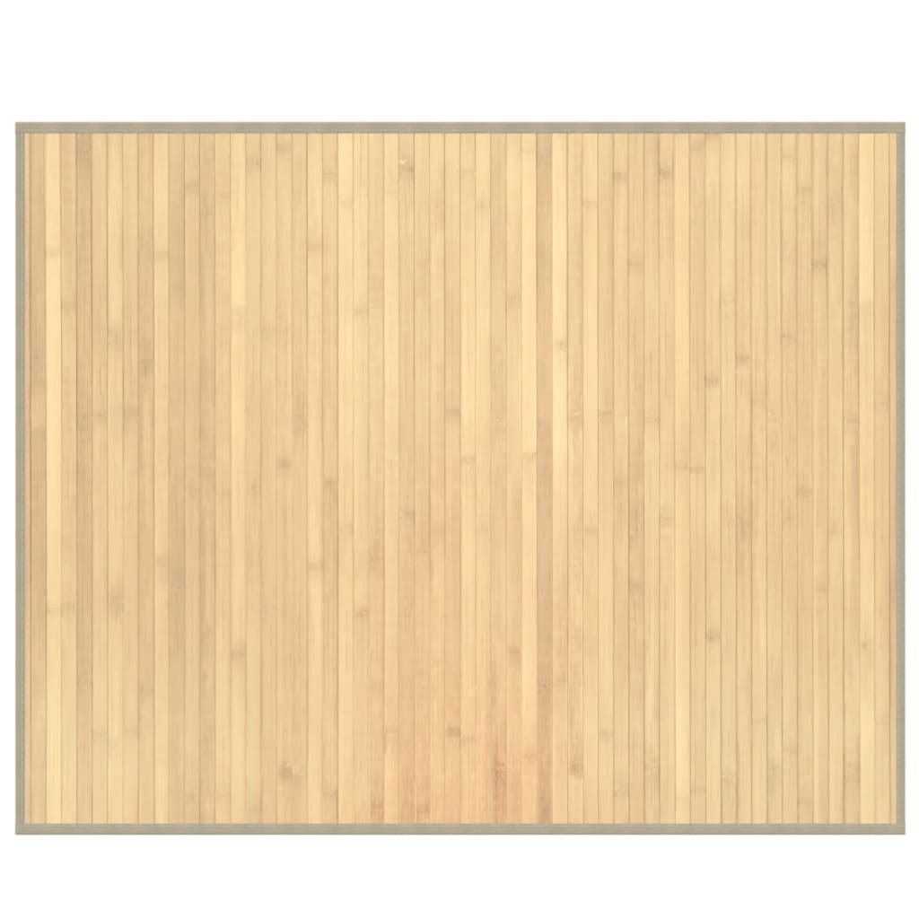 vidaXL Tepih pravokutni svijetli prirodni 80 x 100 cm od bambusa