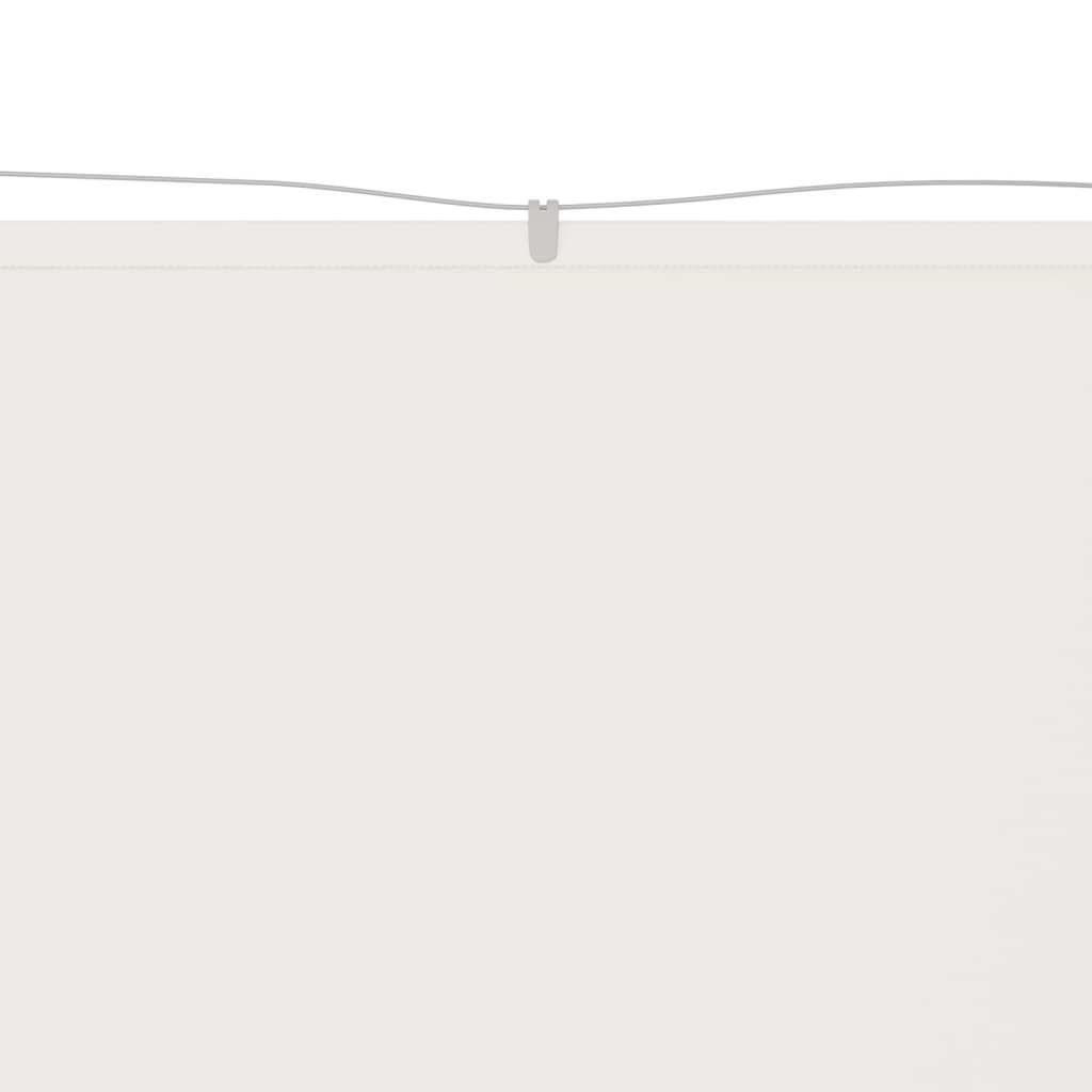 vidaXL Okomita tenda bijela 140 x 420 cm od tkanine Oxford