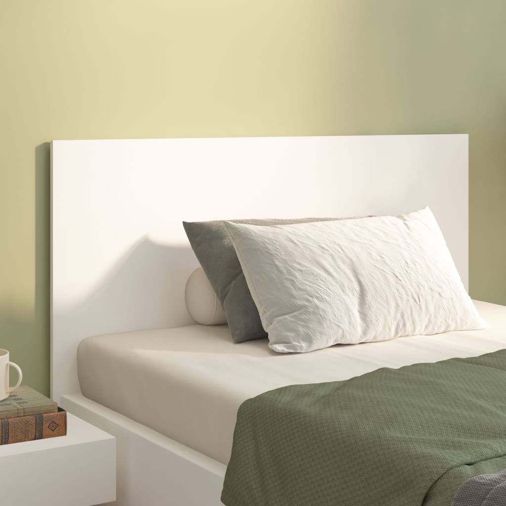 vidaXL Uzglavlje za krevet bijelo 120x1,5x80 cm od konstruiranog drva