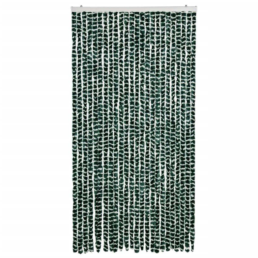vidaXL Zastor protiv muha zelena i bijela 100 x 200 cm od šenila