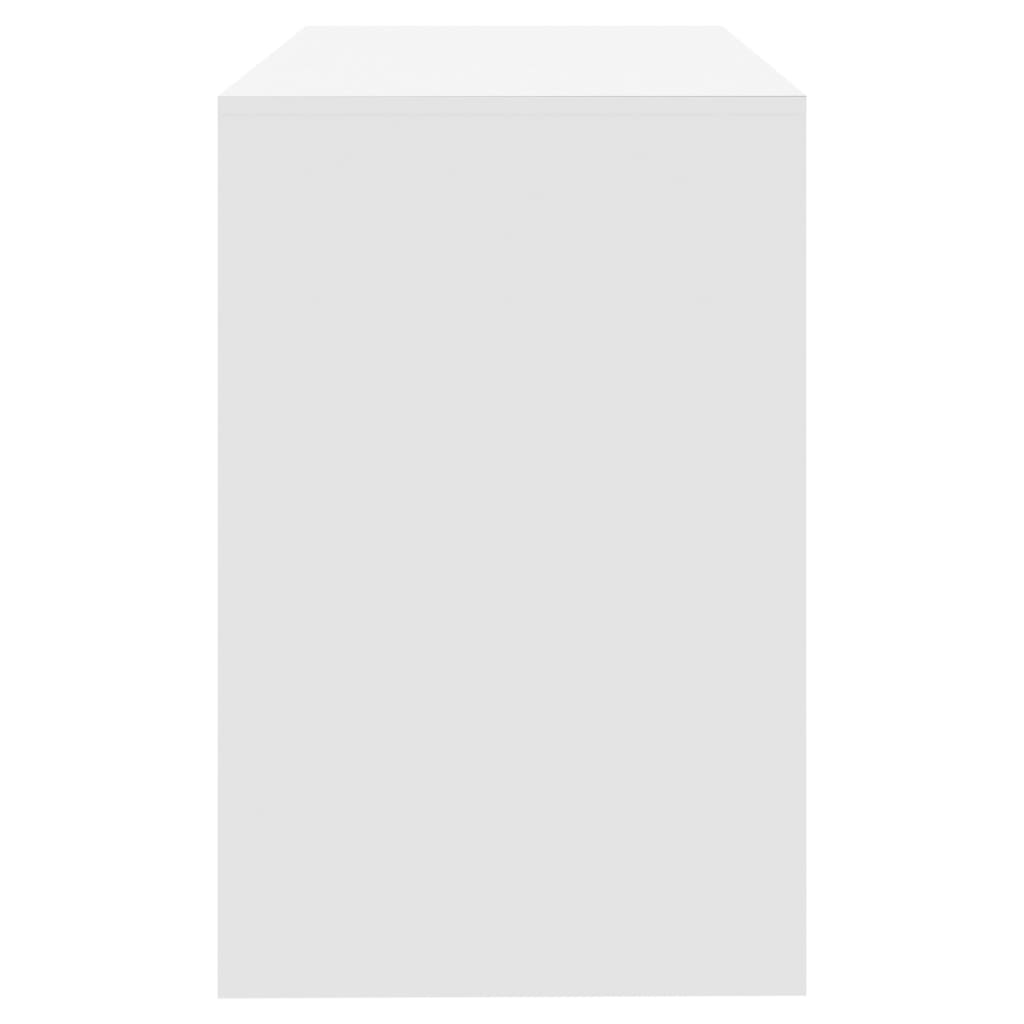 vidaXL Radni stol bijeli 101 x 50 x 76,5 cm od iverice