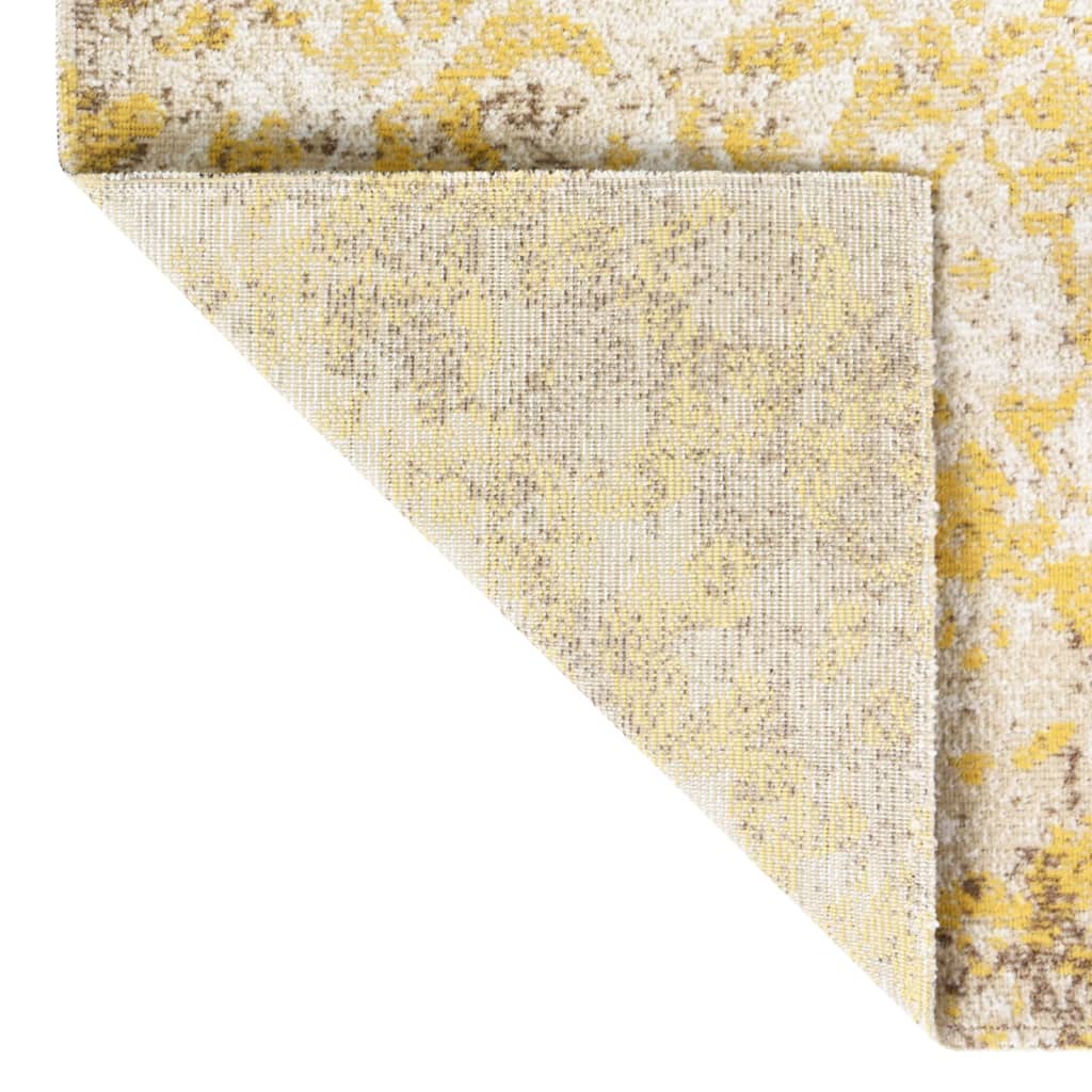 vidaXL Vanjski tepih ravno tkanje 100 x 200 cm žuti