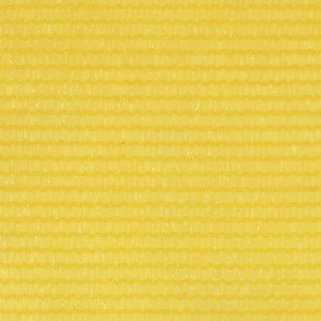 vidaXL Balkonski zastor žuti 90 x 500 cm HDPE