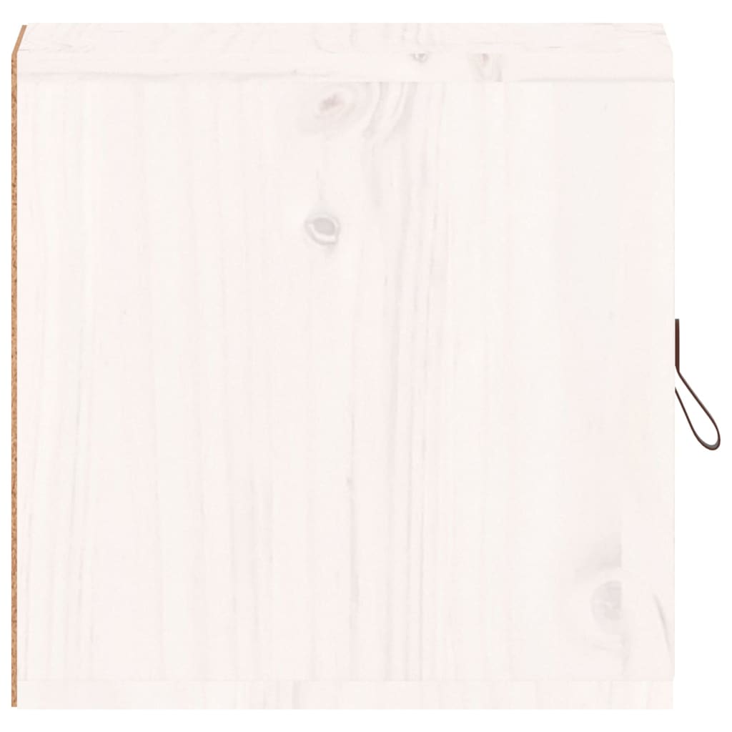 vidaXL Zidni ormarić bijeli 31,5 x 30 x 30 cm od masivne borovine