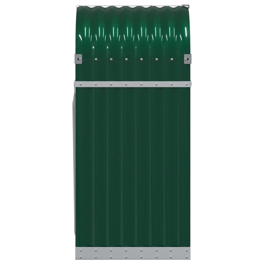 vidaXL Držač za cjepanice zeleni 40 x 45 x 100 cm pocinčani čelik