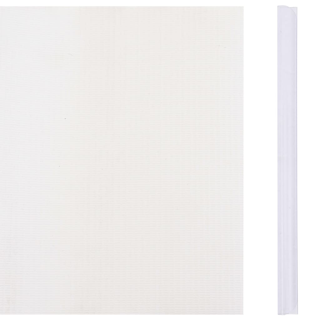 vidaXL Vrtni zaslon za privatnost PVC 70 x 0,19 m bijeli