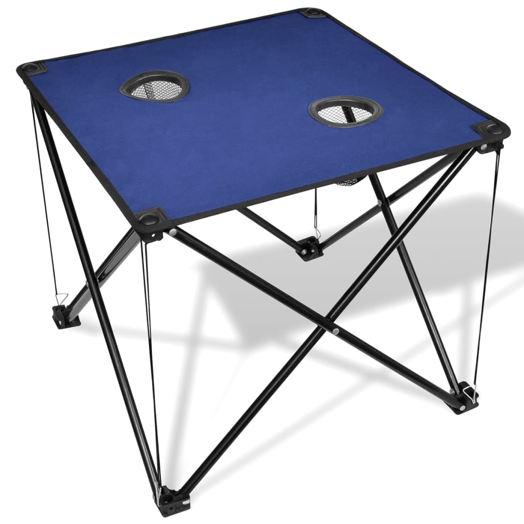 Sklopivi stol za kampiranje plavi