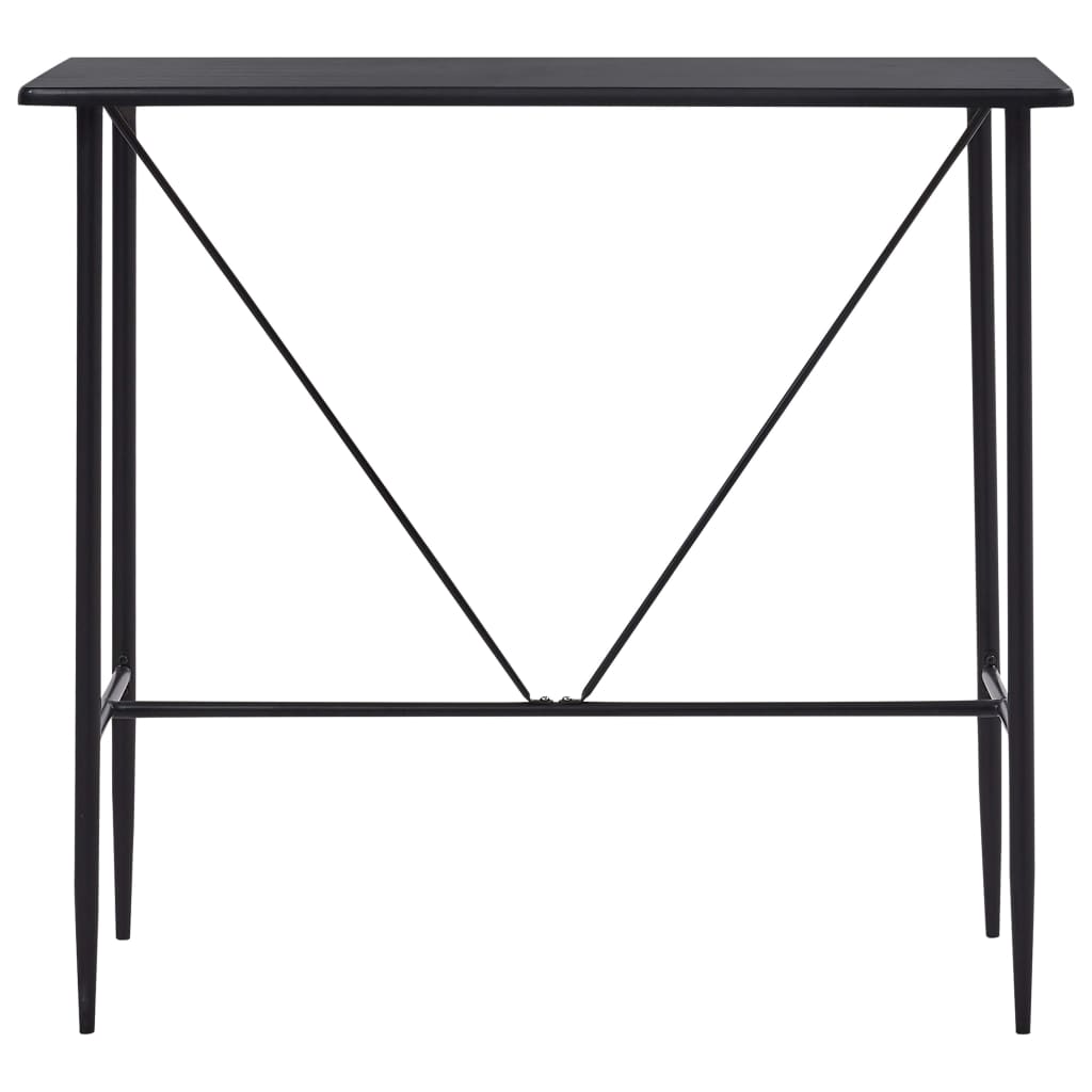 vidaXL Barski stol crni 120 x 60 x 110 cm MDF