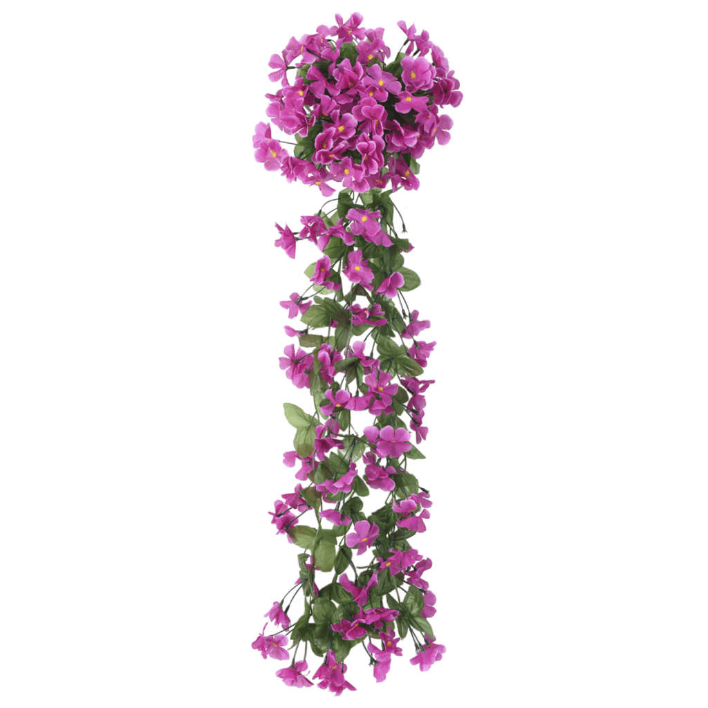 vidaXL Vijenci od umjetnog cvijeća 3 kom svjetloljubičasti 85 cm