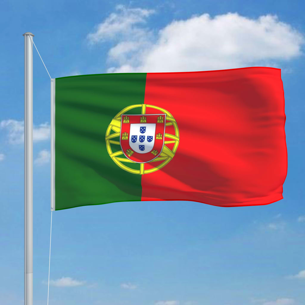 vidaXL Portugalska zastava 90 x 150 cm