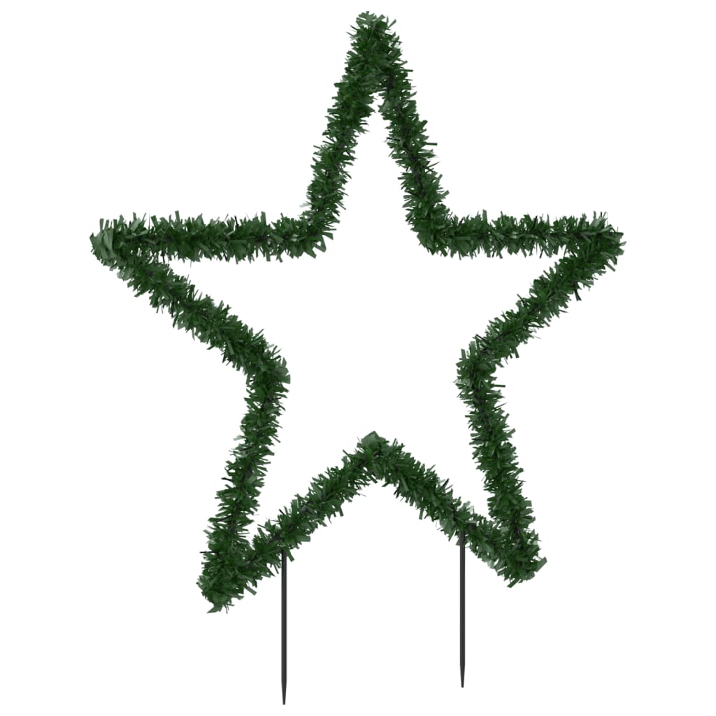 vidaXL Ukrasno božićno svjetlo sa šiljcima zvijezda 80 LED 60 cm
