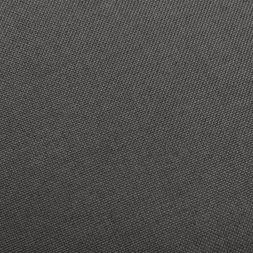 vidaXL Stolica za ljuljanje od tkanine tamnosiva