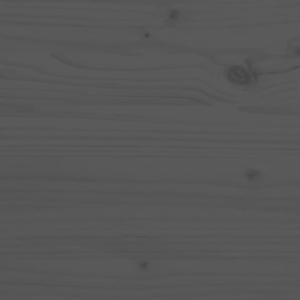 vidaXL Noćni ormarići 2 kom sivi 40 x 34 x 55 cm od masivne borovine